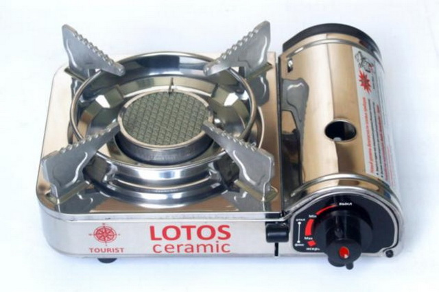 Газовая портативная плита "Lotos Ceramic".