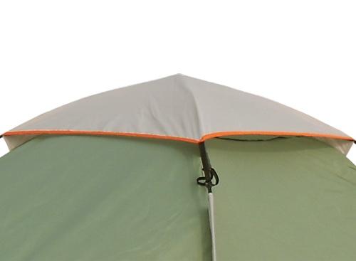 Туристическая палатка Comfort 2+: вид сверху на хаб.
